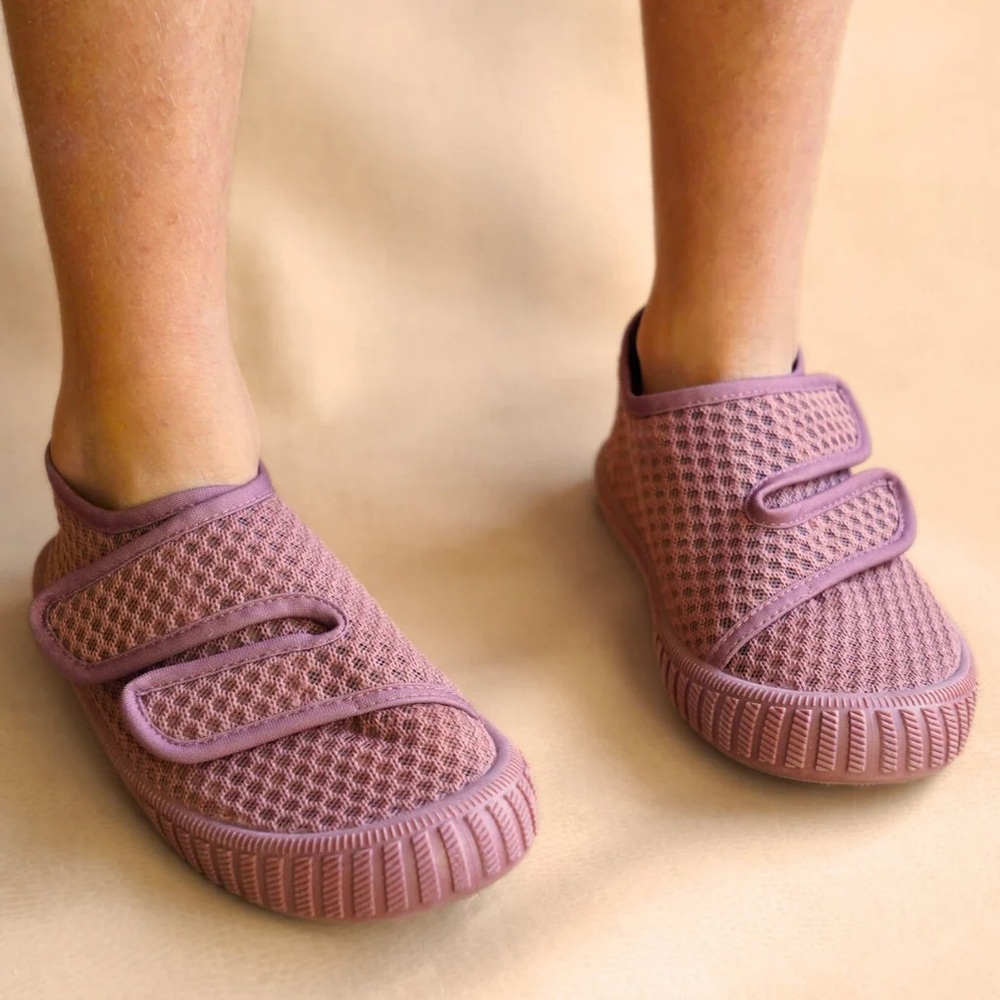 Grech & Co PLAY SHOES | RECYCLED MESH - HEATHER ROSE Size 24 / 8 (Toddler)